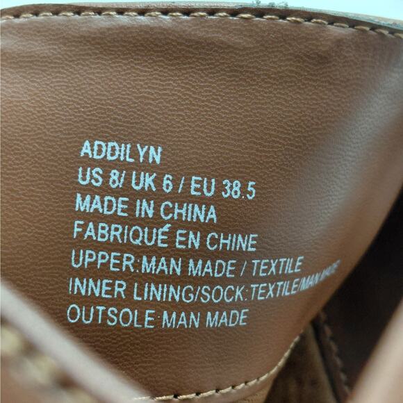 ShoeDazzle Womens Riding Boots Size 8 Brown Knee High Western Coastal Cowgirl - Picture 6 of 8